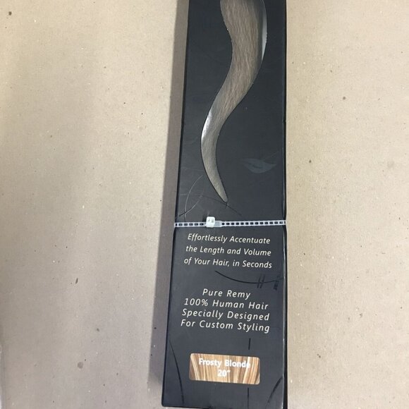 Diamante Secret Hair Frosty Blonde Human Hair Remy Seven Piece Hair Extensions